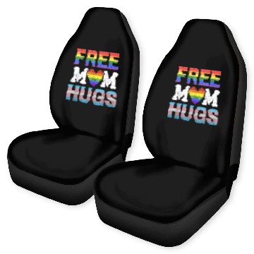 Discover Free Mom Hugs LGBT Pride Free Brother Hugs Car Seat Covers