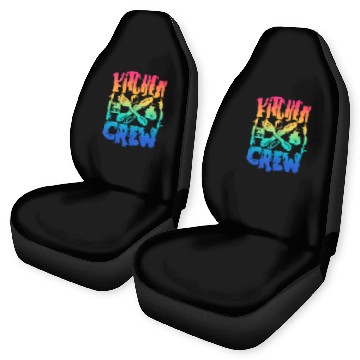 Discover Kitchen Crew Back To School Team Field Day 2022 Car Seat Covers