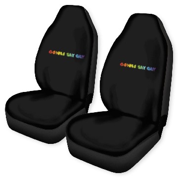 Discover Gonna Say Gay Rainbow Lgbtq Subtle Pride Florida E Car Seat Covers