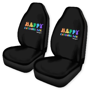 Discover Happy Fathers Day i love you dad Heart Daddy funny Car Seat Covers