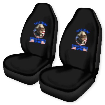 Discover George Washington 1776 Suck it England USA Car Seat Covers