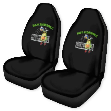 Discover Holy Blockamole I Volleyball Avocado Food Car Seat Covers