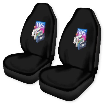 Discover 80s T ShirtVHS world Car Seat Covers by Mr Melville