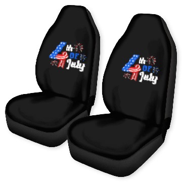 Discover 4th July Independence Day Independent America Car Seat Covers
