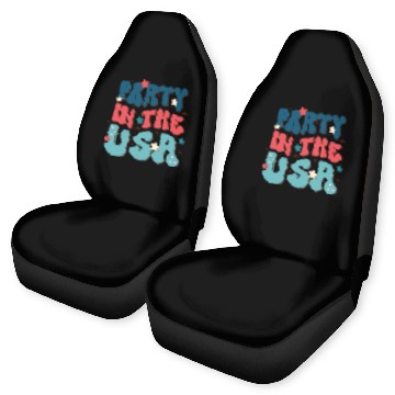 Discover Party In The USA, Independence Day Car Seat Covers