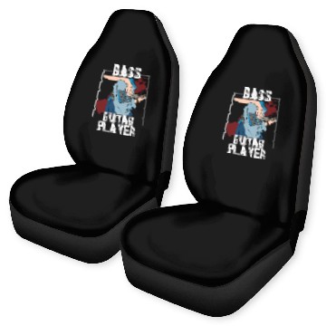 Discover Bass Guitar Player Band Musician Music Car Seat Covers