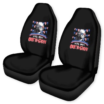 Discover Its my Birthday Independence Day George Washington Car Seat Covers