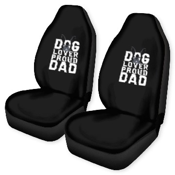 Discover French Bulldog Lover Proud Dad Car Seat Covers