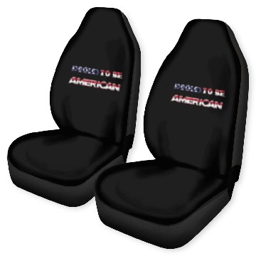 Discover PROUD TO BE AMERICAN Car Seat Covers