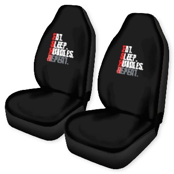 Discover Eat sleep hurdles repeat aesthetic Car Seat Covers