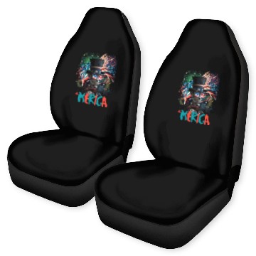 Discover Merica Lincoln Independence Day Party 4th July Car Seat Covers