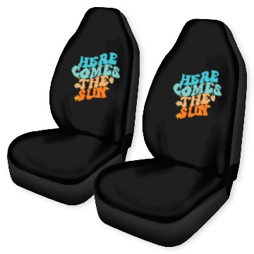 Discover Here Comes The Sun Funny Car Seat Covers