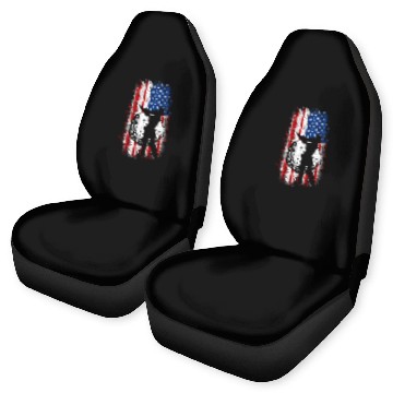 Discover Usa Flag 4th of july golf design for golfers Car Seat Covers