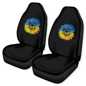 Discover Sunflower Ukraine Ukrainian Flag Stand With Ukrain Car Seat Covers