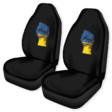 Discover Ukraine Fist Flag Ukraine Flag Car Seat Covers