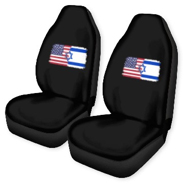 Discover Israel Usa Flag Car Seat Covers