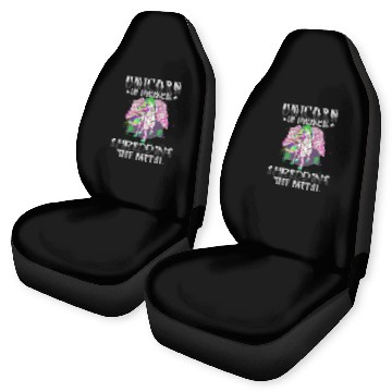 Discover Goth Rock Satan Unicorn Festivals Death Metal Car Seat Covers