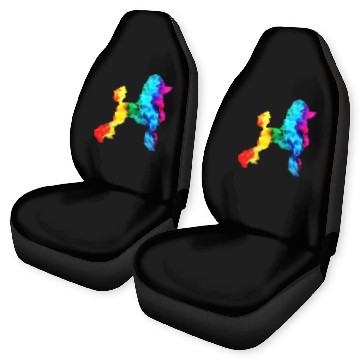Discover poodle proud proudle pride rainbow dog dogmonth Car Seat Covers