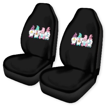 Discover 4 Easter Gnomes Pastel Spring Bunny Ears Gingham R Car Seat Covers