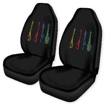 Discover Irish Bouzouki Instrument Greek Car Seat Covers
