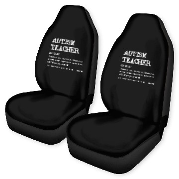 Discover Autism Teacher Definition Design Copy Copy Car Seat Covers