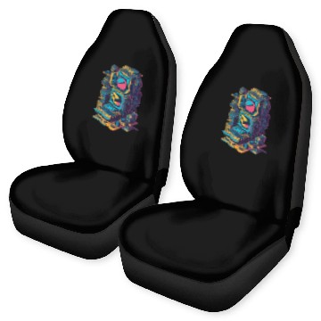 Discover Super Computer Abstract Car Seat Covers