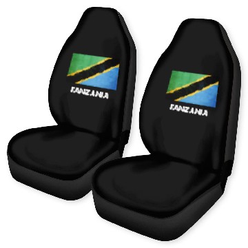 Discover Tanzania Flag Tanzanian Car Seat Covers
