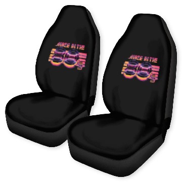 Discover Retrowave Made In The 80s Car Seat Covers