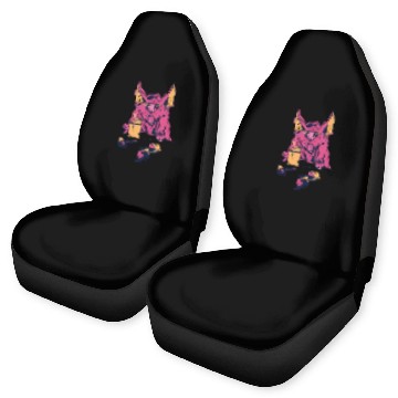 Discover coffee bat Car Seat Covers