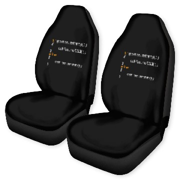 Discover Programmer Coffee For Coders Car Seat Covers