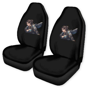 Discover Sexy female gamer chick Car Seat Covers