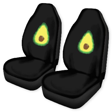 Discover Avocado Vector Design Car Seat Covers