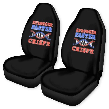 Discover Stronger Faster Crispr Graffiti Biology Teacher Car Seat Covers
