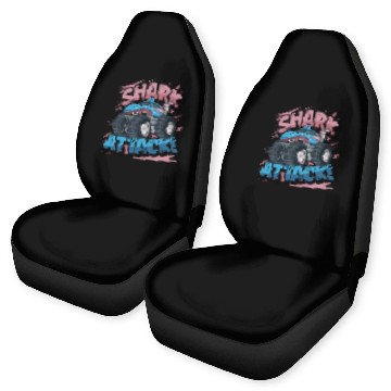 Discover Monster Truck Shark Attack Week 2023 Car Seat Covers