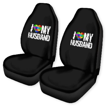 Discover I Love My Husband Car Seat Covers