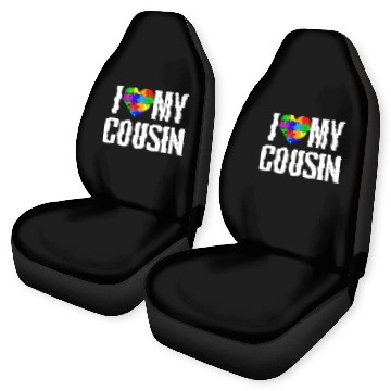 Discover I Love My Cousin Car Seat Covers