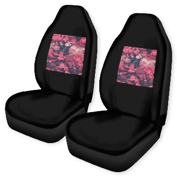 Discover Anime Euphoria: Fantasy Cherry Blossom Dreamscape Car Seat Covers