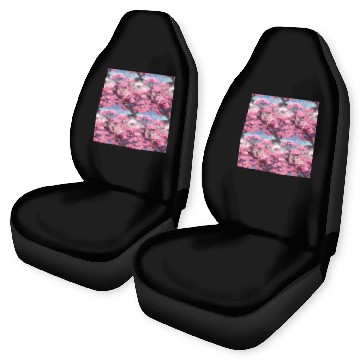 Discover Anime Euphoria: Fantasy Cherry Blossom Dreamscape Car Seat Covers