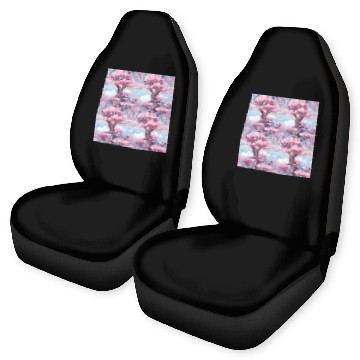 Discover Anime Euphoria: Fantasy Cherry Blossom Dreamscape Car Seat Covers