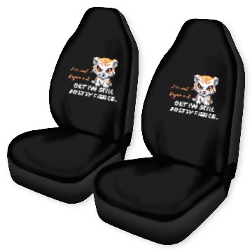 Discover Animals: Angry Tiger cub Car Seat Covers