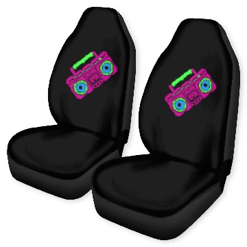 Discover 80s Boombox Car Seat Covers