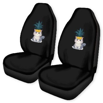 Discover Pineapple cat Car Seat Covers