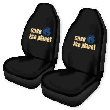Discover Save The Planet Car Seat Covers