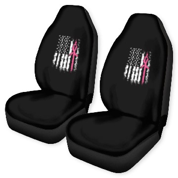 Discover In October We Wear Pink Breast Cancer Awareness Car Seat Covers