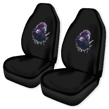 Discover Space Lion bust Car Seat Covers