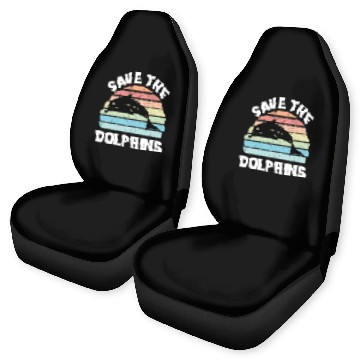 Discover Save The Dolphins Car Seat Covers