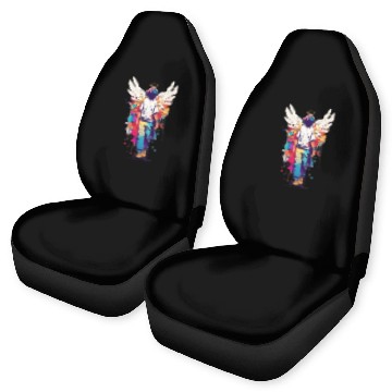 Discover Angel with no face Car Seat Covers