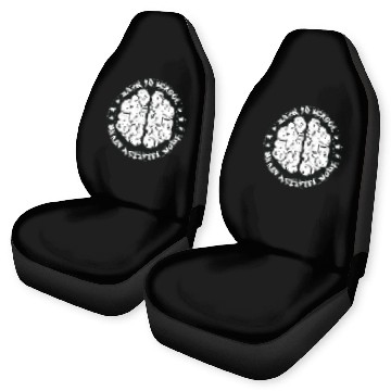 Discover Back to school brain activity mode Car Seat Covers