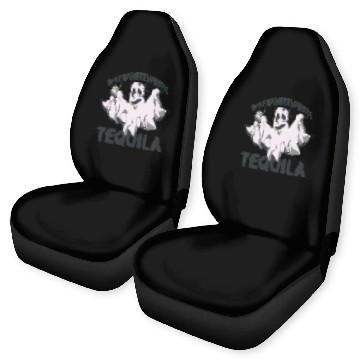 Discover My Favorite Spirit Is Tequila Halloween Ghost Car Seat Covers