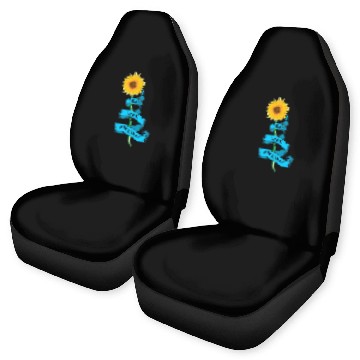 Discover Sunflower Peace love freedom Car Seat Covers